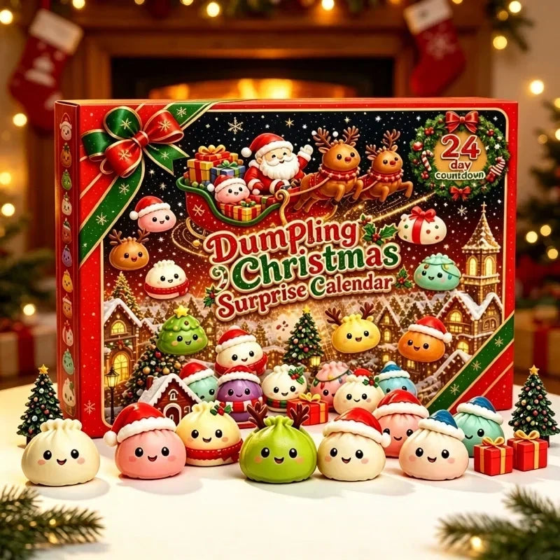 Christmas Dumpling Squishies Festive Countdown